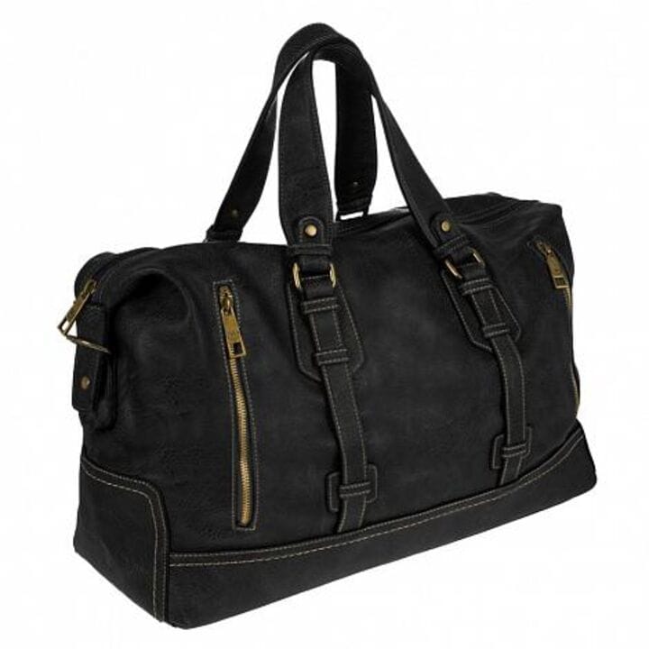 Сумка саквояж David Jones 50 x 28 x 22 см Черная (cm2079-1/1)