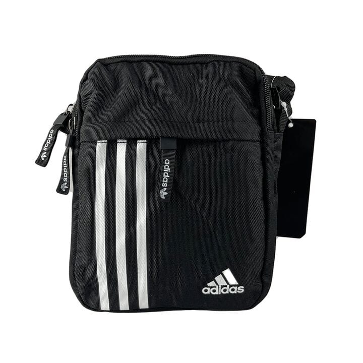 Сумка Fly Adidas чорна з білим розмір 20х16х6 см (fl3007 / 2)