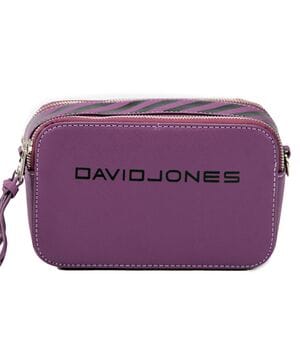 Женская сумка кросс-боди David Jones 13 х 21 х 7 см Фиолетовый (dj6169-1/3)