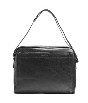Мужская сумка David Jones 36 x 10 x 28 см Черная (dj686602)