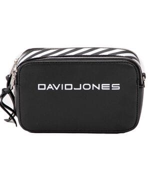 Женская сумка кросс-боди David Jones 13 х 21 х 7 см Черная (dj6169-1/1)