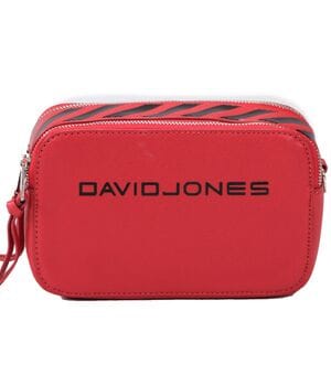 Женская сумка кросс-боди David Jones 13 х 21 х 7 см Красный (dj6169-1/2)