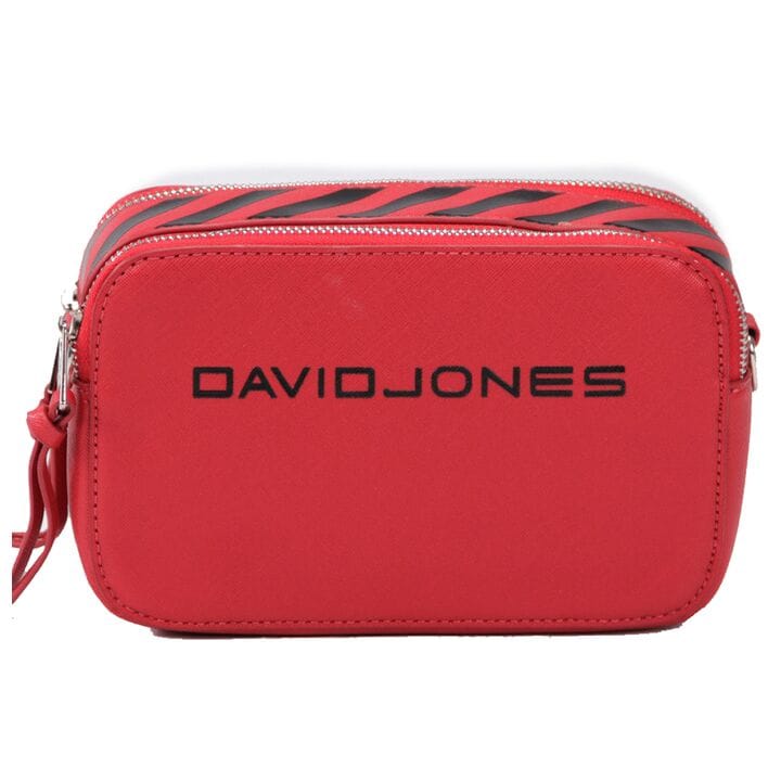 Женская сумка кросс-боди David Jones 13 х 21 х 7 см Красный (dj6169-1/2)