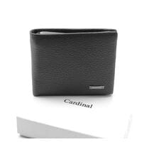 Мужской кожаный кошелек Cardinal 11,5 x 9,5 x 2,5 см Черный (c231-a/1) Мужской кожаный кошелек Cardinal 11,5 x 9,5 x 2,5 см Черный (c231-a/1)