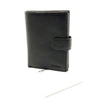 Мужской кожаный кошелек Cardinal 14 x 10,5 x 3 см Черный (k19-302/1)