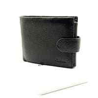 Мужской кожаный кошелек Cardinal 12,5 x 10 x 3 см Черный (k20-538/1)