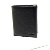 Мужской кожаный кошелек Cardinal 12 x 10 x 2,5 см Черный (k20-835/1) Мужской кожаный кошелек Cardinal 12 x 10 x 2,5 см Черный (k20-835/1)