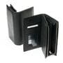 Мужской кожаный кошелек Dr.BOND 10 x 19 x 3 см Черный (wmb-3m)
