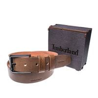 Мужской кожаный ремень Wiseo Timberland Коричневый (UF55638)