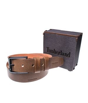 Мужской кожаный ремень Wiseo Timberland Коричневый (UF55638)