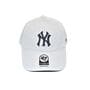Бейсболка MBL 47 Adjustable New York Yankees белая (C 0919-238)