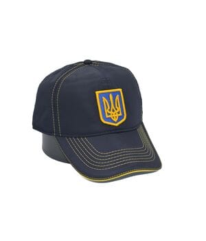 Утеплена кепка Fang 56-58 см Ukraine з флісовою підкладкою темно-синя (F 0919-748)