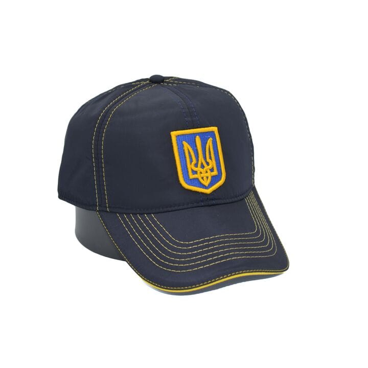 Утеплена кепка Fang 56-58 см Ukraine з флісовою підкладкою темно-синя (F 0919-748)