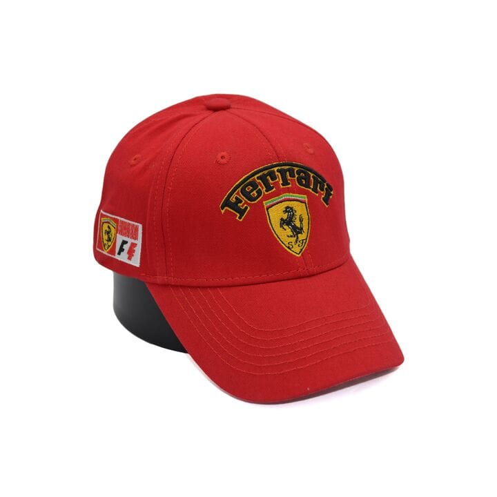 Кепка Sport Line c автомобильным логотипом Ferrari 56-59 см красная (S 0919-762)