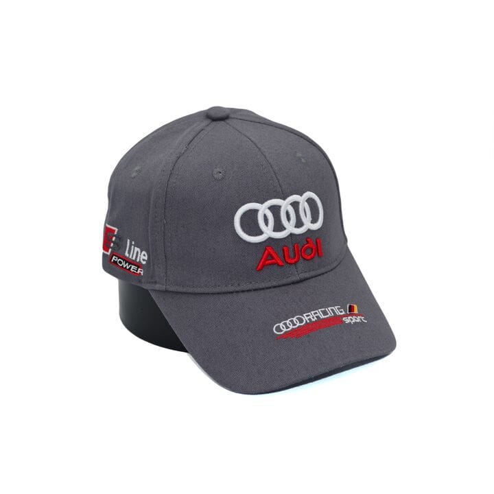 Кепка Sport Line з автомобильним логотипом Audi 55-58 см сіра (S 0919-1049)