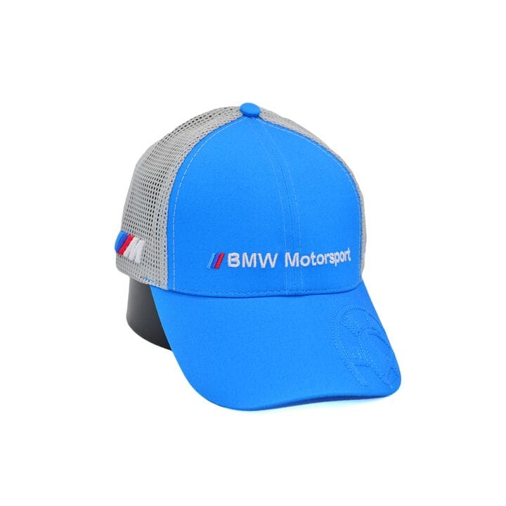 Бейсболка Fang сітка з автомобільним логотипом BMW Motorsport 56-58 см голуба (F 0919-704)