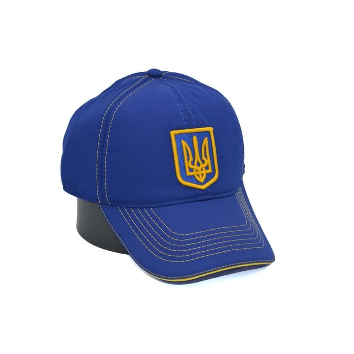 Утеплена кепка Fang 56-58 см Ukraine з флісовою підкладкою синя (F 0919-749)