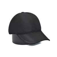 Утеплённая кепка Fashion 56-60 см чёрная с флисовой подкладкой (F 0919-758)