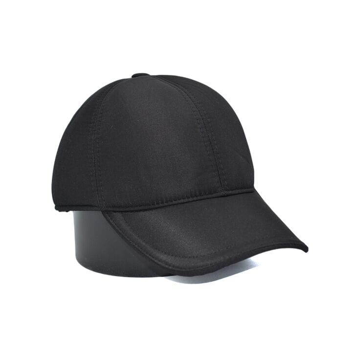 Утеплённая кепка Fashion 56-60 см чёрная с флисовой подкладкой (F 0919-758)