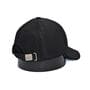 Утеплённая кепка Fashion 56-60 см чёрная с флисовой подкладкой (F 0919-758)