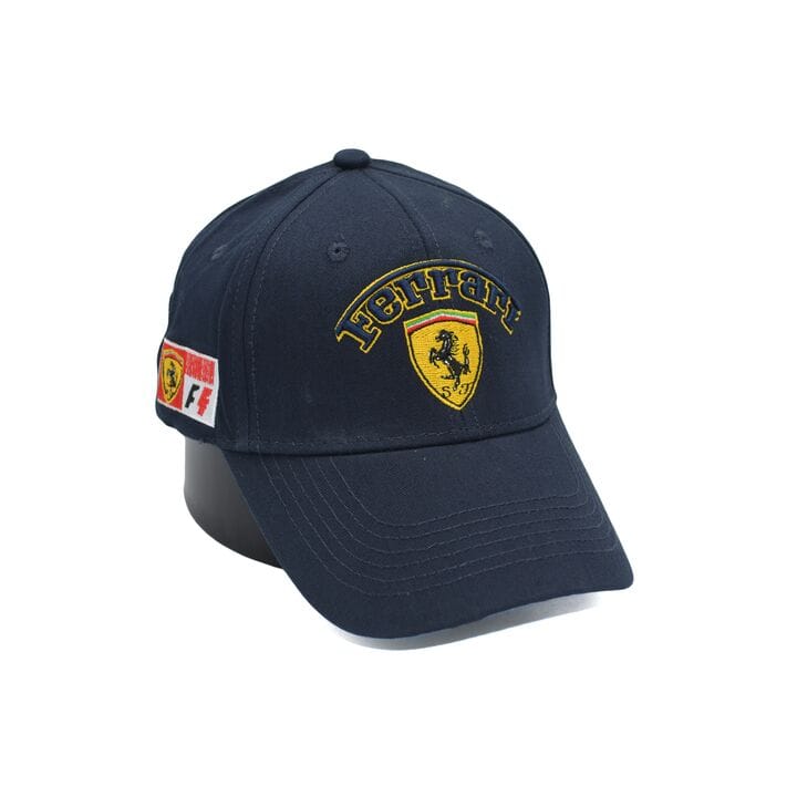 Кепка Sport Line c автомобильным логотипом Ferrari 56-59 см темно-синяя (S 0919-763)