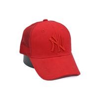 Бейсболка сітка Art cap New York Yankees 55-59 см червона (0919-803)