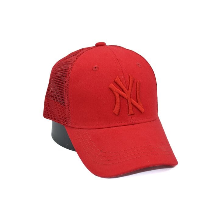 Бейсболка сітка Art cap New York Yankees 55-59 см червона (0919-803)