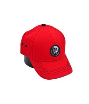 Бавовняна кепка Hook з логотипом Diesel 55-58 см червона (H 0419-1086) Бавовняна кепка Hook з логотипом Diesel 55-58 см червона (H 0419-1086)