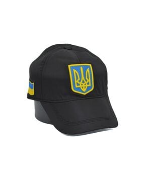 Утеплена кепка FunStaff 55-57 см Ukraine з флісовою підкладкою чорна (F 0919-750)