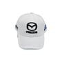Бавовняна кепка Fang з автомобильним логотипом Mazda 56-59 см біла (F 0519-1091)