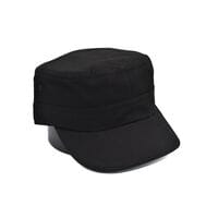 Кепка немка Fashion однотонная 56-60 см черная (0919-579)