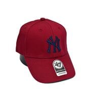 Бейсболка MBL 47 Adjustable New York Yankees бордова (c 0919-244)