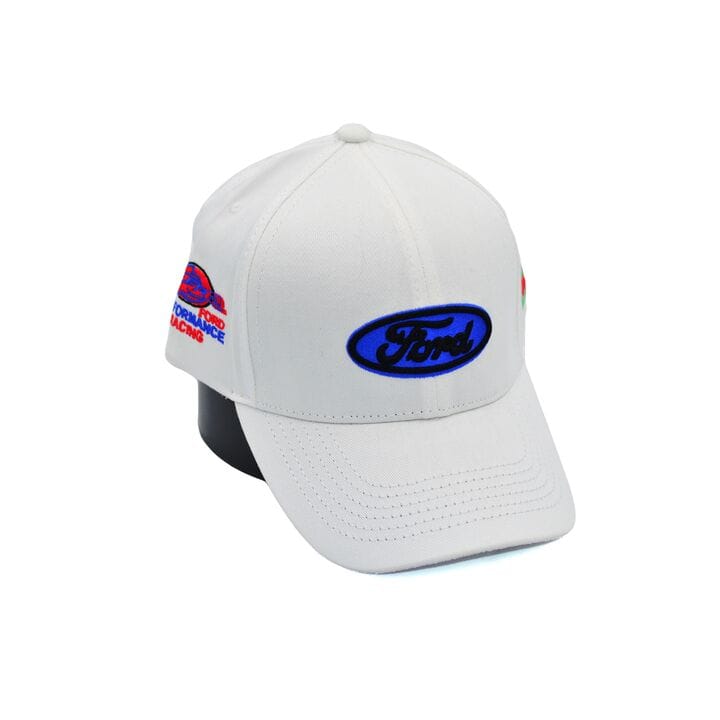 Бавовняна кепка Fang з автомобильним логотипом Ford 56-59 см біла (F 0519-1093)