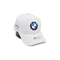 Кепка Sport Line c автомобильным логотипом BMW белая (S 0919-133)