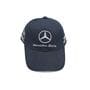 Кепка Sport Line c автомобильным логотипом Mercedes Benz 55-58 см темно-синя (S 0919-867)