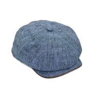 Кепка восьмиклинка льняна однотонна голуба HOOK 56-61 см (H 0419-1014) Кепка восьмиклинка льняна однотонна голуба HOOK 56-61 см (H 0419-1014)