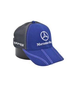 Бейсболка Fang сітка з автомобільним логотипом Mercedes Benz 56-58 см синя (F 0919-710)
