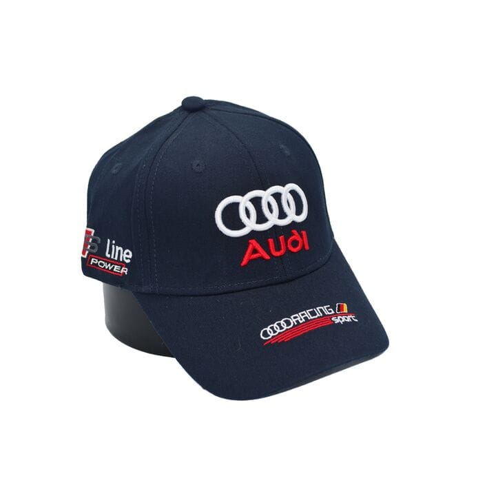 Кепка Sport Line з автомобильним логотипом Audi 55-58 см темно-синя (S 0919-1046)