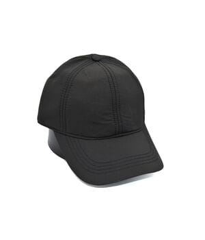 Утеплённая кепка K-Option 56-58 см чёрная с флисовой подкладкой (С 0919-365)