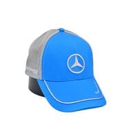 Бейсболка Fang сітка з автомобільним логотипом Mercedes Benz 56-58 см голуба (F 0919-712)