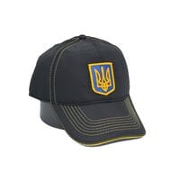 Утеплена кепка Fang 56-58 см Ukraine з флісовою підкладкою чорна (F 0919-747)