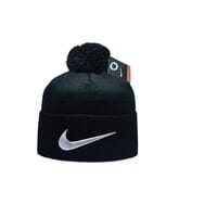 Шапка з помпоном Flexfit Nike 53-57 см Чёрная (F-0918-21)