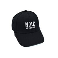 Шерстяная бейсболка фулка N.Y.C. Brooklyn 55-57 см чёрная (C 0920-333)