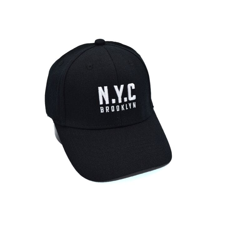 Шерстяная бейсболка фулка N.Y.C. Brooklyn 55-57 см чёрная (C 0920-333)