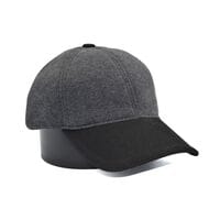 Утеплена кепка фулка Fashion 56-58 см темно-сіра з флісовою підкладкою (F 0919-730)