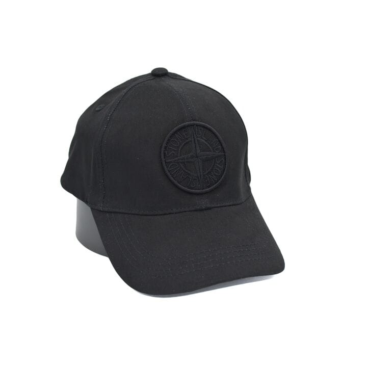 Бейсболка фулка BrandLito Stone Island 56-57 см чорна (B 1219-828)