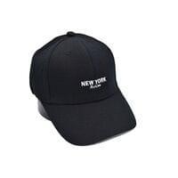 Шерстяная бейсболка фулка New York Active 55-57 см чёрная (C 0920-329)