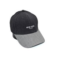 Шерстяная бейсболка фулка New York Active 55-57 см темно-серая (C 0920-330)
