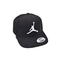 Кепка snapback Jordan 56-58 см серо-чёрная (C 0919-33)