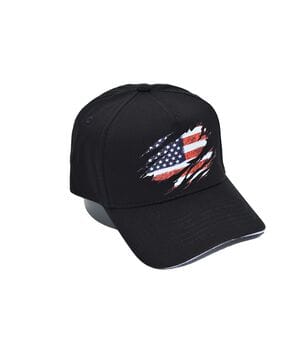 Бейсболка тракер BrandLito United States of America 55-60 см чорна (B 1219-976)